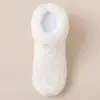 Meias de Chão com Punho de Lã de Cordeiro Transfronteiriças, Meias Grossas de Pelúcia de Camada Dupla para Casa, Série Café, Múltiplas Cores, Estoque de Fábrica