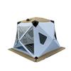 Tenda de pesca de inverno com janela panorâmica Chai Warm Mouth Outdoor Thickened Cotton Camping Chimney Tenda de pesca no gelo