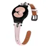 Aplicável para Samsung watch4/5 Pulseira de Couro com Strass em T Perfeito, Embutido, Afinando a Cintura, Pulseira de Couro para Smartwatch
