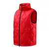 Chaleco de hombre para otoño e invierno, chaleco de algodón acolchado de alta calidad, chaqueta sin mangas casual de moda unisex, talla grande