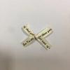 Lazo de Letra Accesorios DIY Lazo de Tela Hecho a Mano Accesorios para Bodas y Festividades Letra de Dos Puntas Anudado a Mano