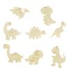 Rodajas de Madera Transfronterizas Dibujos Animados Dinosaurio Cohete Vehículo de Ingeniería Coche Talla DIY Pintura Graffiti Infantil Rodajas de Madera Fábrica de Origen