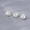 Plata s925 plata lisa patrón de martillo irregular cuentas de plata hechas a mano cuentas sueltas diy pulsera Xizang accesorios de joyería de plata material