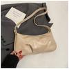 Bolso Dumpling Cruzado de Moda para Mujer Bolso Versátil de Hombro de Diseño Retro para Mujer de Alta Gama