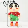 Chaveiro Grande Anime Crayon Shin-Chan Boneca de Plástico Macio Pingente de Bolsa Carro Pequeno Presente para Casal Venda Direta Atacado