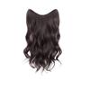 Peruca ultraleve e fina, quantidade adicional, cabelo longo, ondulado, fofo, simulação de cabelo, invisível, sem costura, extensão de cabelo