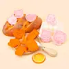 Forma de Biscoito Urso de Manteiga Inserção de Sobremesa Urso Biscoito Fondant Prensado à Mão Simulação 3D Ferramenta de Prensagem para Assar
