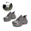 Tenis de Plataforma para Mujer con Suela de Cuero Genuino, Estilo Nuevo de Primavera 2026, Zapatos Deportivos con Suela Gruesa para Aumentar la Altura, Zapatos Casuales Retro para Mujer, a la Moda