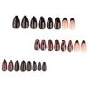 Outono e Inverno Marrom Manchas Casco de Tartaruga Manicure Usável Europeia e Americana Comércio Exterior Mais Vendido Unhas Amêndoa Esmalte Usável Atacado
