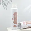 200ml Ml Frasco com Bico de Pressão de Ombro Inclinado Spray Hidratante Tanque de Alumínio Tanque Aerossol