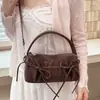 Bolsa Transversal de Ombro Único Estilo Coreano Plissada Feminina 2026 Outono Inicial Nova Textura Ins Bolsa Quadrada Pequena Estilosa