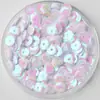 Lentejuelas cóncavas de 5 mm, purpurina, accesorios para joyería DIY, materiales para pintura manual de preescolar, accesorios para ropa, accesorios para disfraces de baile
