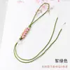 Llavero de Nudo Flor de Durazno Cuerda DIY Estilo Chino Marcapáginas Bolsa Cadena de Teléfono Accesorios Venta al por Mayor Pequeño Exquisito Cordón para Teléfono