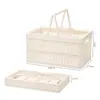 Cesta de Compras Plegable, Cesta de Picnic, Cesta de Almacenamiento Plegable, Artículos Esenciales para Acampar al Aire Libre, Cesta de Compras Portátil para Supermercado
