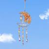 Europeu e Americano WISH Amazon comércio exterior novo pedra de ágata vermelha pequena árvore da vida apanhador de sol bola de cor Cristal AB contas pontiagudas