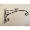 Maceta de hierro forjado cesta de flores linterna cesta colgante gancho decorativo soporte soporte para colgar en la pared del balcón soporte para flores colgar potos planta araña soporte para flores