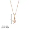Collar Minimalista de Cadena Fina con Colgante de Serpiente Europeo y Americano de Moda Transfronterizo con Circonita Galvanizada, Cadena Ligera de Lujo para Clavícula para Mujeres