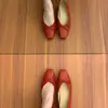 Primeiro Encontro com o Estilo Doce Francês: Sapatilhas de Bolinhas com Laço para Mulheres, Sapatos Planos de Bico Quadrado para Calçar