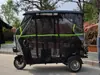 Triciclo de dosel completamente cerrado vehículo de ocio dosel triciclo para ancianos triciclo eléctrico dosel de vehículo con cerramiento transparente Dezhuzhu