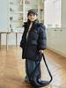 Roupas de Inverno para Crianças 2025 Estilo Coreano Casaco de Algodão de Comprimento Médio para Crianças Maiores, Roupas Infantis Quentes e Fashion Atacado