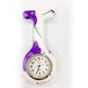Reloj de Enfermera para Mujer Impermeable Reloj Colgante con Pin Simple Reloj de Bolsillo de Silicona Estudiante Prueba de Batería Reloj de Bolsillo para el Pecho de Doctor