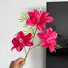 Flores Artificiales, Enredadera Plateada, Clematis, Lirio Pequeño, Loto de Nieve, Decoración de Salón de Bodas, Flores Falsas, Flores Artificiales de Enredadera Plateada