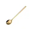 Cuchara de Acero Inoxidable 304 Cuchara de Cabeza Redonda de Celebridad de Internet Cuchara Coreana Cuchara para Alimentar Niños Cuchara para Helado Suministros para Hotel de Alta Gama