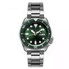 Reloj Impermeable de Cuarzo Negro y Verde para Hombre en Plataforma de Comercio Electrónico Transfronterizo Amazon Aliexpress con Empaque Gratis