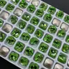 Nuevos Pedrería de Cristal Cuadrado Gordo Irregular de Punta K9 Iridiscente para Arte de Uñas Japonés Pedrería 3D Pedrería de Punta Accesorios de Joyería