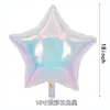 Globos de Papel de Aluminio con Forma de Corazón y Estrella de Cinco Puntas Transfronterizos Globos de Película de Aluminio de Mariposa de Colores Globos Flotantes en el Aire Globos de Decoración para Fiesta de Cumpleaños