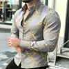 Camisa Masculina Casual Solta de Manga Longa Nova - Primavera e Outono - Amazon AliExpress - Transfronteiriça Europeia e Americana