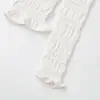 Ins atacado de roupas femininas estilo europeu e americano transfronteiriço outono novo jaqueta de malha favo de mel franzida de manga comprida com gola redonda 4938100