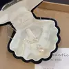 Corrente para Clavícula Pérola Camada Dupla Gipsofila Estilo Leve de Luxo High-End Colar Duquesa Temperamento Versátil Moderno Colares Diários
