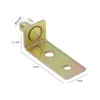 Fábrica en stock venta al por mayor soporte de placa perforada soporte de plato para muebles antiguos soporte de placa perforada accesorios de ferretería para muebles