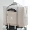 Bolsa organizadora de roupas à prova d'água, portátil, de grande capacidade, para armazenamento de viagem, mala de rodinhas multifuncional para empacotar e mudar de dormitório
