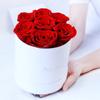 Ramo de Rosas Flor Eterna con 7 Rosas, Grado A, Regalo de Cumpleaños Transfronterizo, Regalo de Exhibición para el Día de San Valentín, Día del Maestro