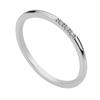 Anillo de titanio y acero con circonita directo de fábrica anillo para parejas anillo de diamante de oro de 18k libro rojo pequeño con anillo simple de cola fila de anillos