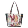Bolso de Hombro, Bolso de Mano para el Trabajo, Bolso de Lona para Estudiantes, Bolso Estilo Chino, Bolso para Universidad Femenino, Minoría Étnica
