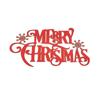 Decoración para pasteles horneados Feliz Navidad Rojo Inglés Feliz Navidad Jin Cong Tarjeta de papel para pasteles