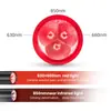 Lanterna de Sinalização Vermelha Transfronteiriça 630 660 850 Infravermelho Cronometrada Portátil LED Luz Vermelha Lanterna Infravermelha Processamento