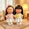 Ropa solo España Mia 30cm Muñeco Papa Ropa Figura Rosa Suave Amarillo Flores Pequeñas Vestido de Gasa Set
