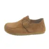 Sapatos Birkenstock Retrô Femininos 2026 Novo Outono Solado Macio Confortáveis Slip-on Mocassins Birkenstock Sapatos Fechados Únicos