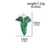 Mercadoria de Cinema e Televisão: O Senhor dos Anéis, Príncipe Élfico, Broche Pequeno, Folha Verde, Folha de Lothlórien, Insígnia Metálica Feminina