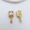 Dorado Cobre de Alta Retención de Color Hecho a Mano DIY Zirconia Perla Cuentas Espaciadoras de Múltiples Pasadas Vintage Francés Collar Pulsera Accesorios de Joyería