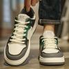 Zapatos de Hombre 2026 Primavera Nuevos de Moda Versátiles de Gama Alta Ligeros de Suela Blanda Deportivos Casuales Blancos Planos