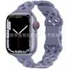 Adecuado para Apple Watch Correa de Silicona con Corte Ojo de Gato Apple 11 Ultra Pulsera de Silicona de Color Puro