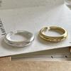 Anillo de circonita estrella de ocho puntas de plata de ley 925 estilo coreano Fan Zhiqiao anillo abierto sencillo de moda INS de Xiaohongshu
