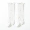 Calcetines de Verano, Malla Fina, Calcetines Antimosquitos para Bebé Clase A Recién Nacido, Medias Altas hasta la Rodilla, Calcetines de Algodón, Malla Transpirable