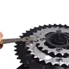 Chave de pedivela de bicicleta de montanha ferramenta de remoção de parafuso de coroa ferramenta de parafuso de uma palavra para coroa