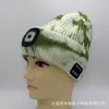 Gorra con Auriculares Bluetooth de Iluminación LED Transfronteriza, Gorro de Punto Cálido para Hombres y Mujeres con Ala Ancha e Iluminación, Accesorio de Gorra de Ala Ancha